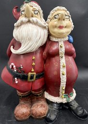 Santa And Mrs. Claus Christmas Figurines By Design Impressions, 18x13 In