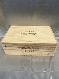 Santa Rita Chile Wooden Storage Box