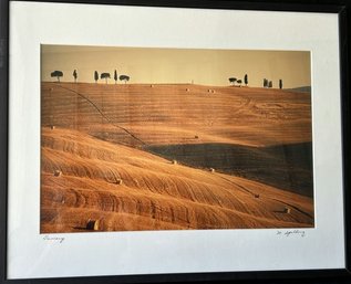 Artist Signed Photo Of Tuscany By M Spalding 20 X 17