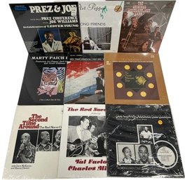 (9) Unopened Vinyl Records, Prez & Joe, Marty Paich, Ives Piano Sonata, The Oscar Peterson Trio And More