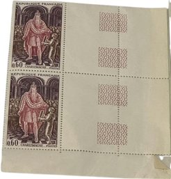 Republique Francaise Charlemagne Postes Stamps