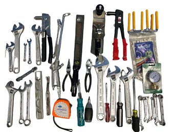 Crescent Wrenches, Pliers, Screwdrivers & More! Largest Wrench Is 12