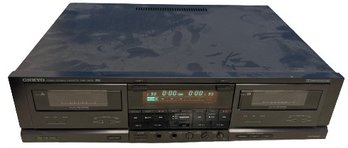Onkyo Stereo Cassette Tape Deck - 17x12.5x4.5