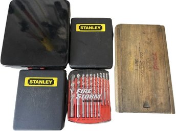 Drill Bit Sets Including Stanley & Black & Decker