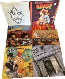 Collection Of Vinyl Records From Bob Marley, Wailing Souls, Alan King Pin And More (10)