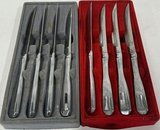 Carvel Hall Stainless Steak Knives - Total Of 8 Pieces