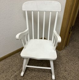 White Rocking Chair