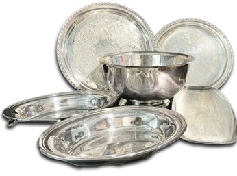 Silver Plate Serving Set