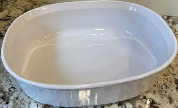 White Ceramic Bakeware Dish 11x9