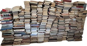 300 Plus Books On Wall - There Are An Estimated 300 Plus Books.