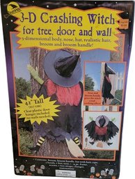 3-D Halloween Witch Decoration Unopened.