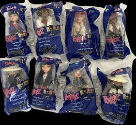 McDonalds Bratz Dolls- 2002, All Dolls 1-8 In Plastic, 5in Tall