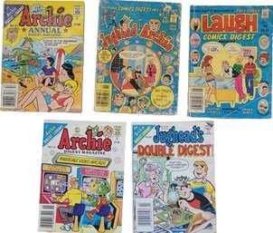 Archie Digest Magazines And Hugheads Double Digest.