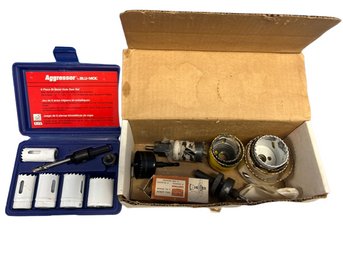 Aggressor 6 Pc Bi-metal Hole Saw Set & Miscellaneous Hole Saw Bits