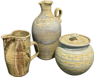 Pottery (Largest Is 10.5in Tall)