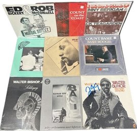 (9) Unopened Vinyl Records, Walter Bishop Jr, Basie Boogie And Many More