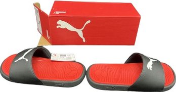 Size 2C Puma Slide-on Slippers