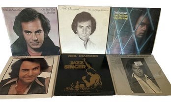 6 Neil Diamond Vinyl Records