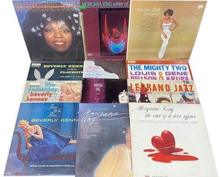 Collection Of 12 Vinyl Records Includes, Morgana King, Roberta Kelly, Beverly Kenny And Many More