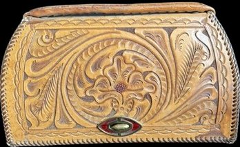 Tooled Leather Pouch