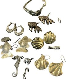 Aquatic Collection: Dolphins, Fish, Penguin, Whale, Seahorse, Crab