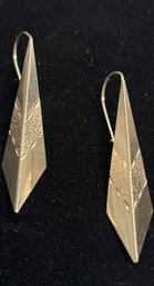 14K Gold French Hook Earrings