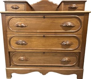 Wooden Dresser- 40Wx18Dx41.5T, Crack In Top