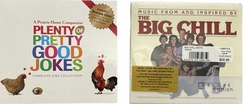 Unopened CD Box Sets- Plenty Of Pretty Good Jokes, Big Chill Soundtrack