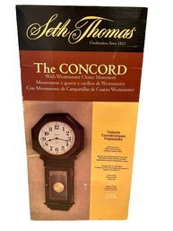 The Concord Wall Hanging Clock By Seth Thomas (14x30)