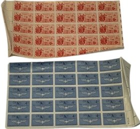 1911 Naval Aviation 1961 United States Postage And Hawaii Statehood 1959 U.S. Air Mail Stamps