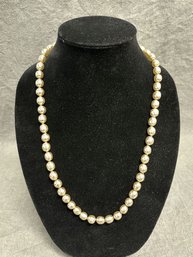 Vintage Rough Pearl Long Necklace - 18' Length