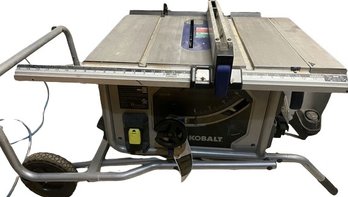 Kobalt 10 Folding Table Saw. Turns On.
