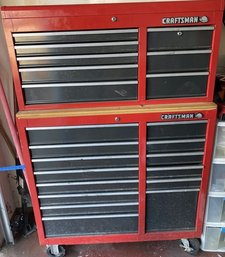 Craftsman Tool Chest Stack With Keys (45x62x20)