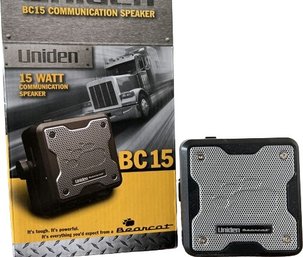 Uniden BC15 15 Watt Communication Speaker