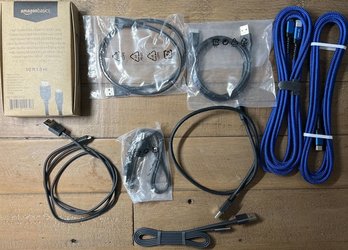 Cable Collection Including HDMI, USB, USB-C And More!