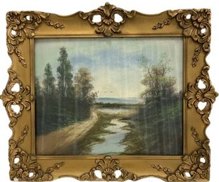 Framed Hanging Wall Art Piece - 28Lx23W