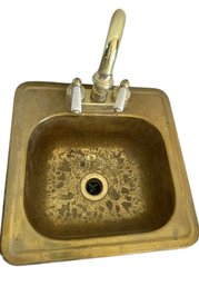 Brass Sink 15 X 15