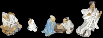 (4) Porcelain Figures