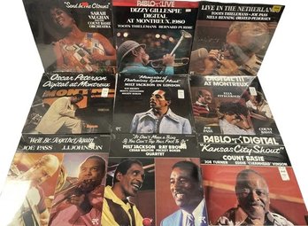 9 Unopened Vinyl Record Collection Including Milt Jackson, Oscar Peterson, Joe Turner