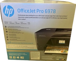 Office Jet Pro 6978 Printer, Unused And Untested