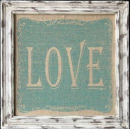 Hobby Lobby Love Framed Hanging Art - 21.5Lx21.5W