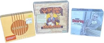 3 Unopened CD Box Sets- Segovia, Charlie Poole And George Shearing