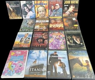 15 DVD Lot - Tim Conway, John Wayne, A Piece Of Eden, Titanic, And Many More