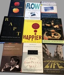 9 Books- Happier, The Evolving Self, The Art Of Choosing