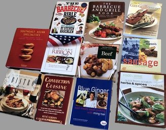 11 Cookbooks- BBQ Bible, Sausage, Southeast Asian