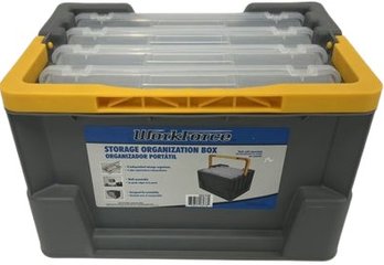 Workforce Portable Storage Organization Box - 12Lx8Wx9H