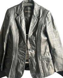 Casablanca Leather Jacket. Size 11/12