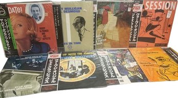 UNOPENED Japanese Pressed, Jazz Vinyl Records, (8), Gerry Mulligan, Benny Carter, Stan Getz