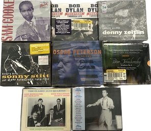 Collection Of UNOPENED Multi Disc CD Sets From Bob Dylan, Sam Cooke, Oscar Peterson And Many More!