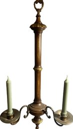 Wooden Boulillote 2 Candle Light